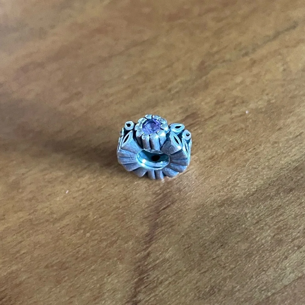 Pandora purple sparkling forest charm - Picture 3 of 5